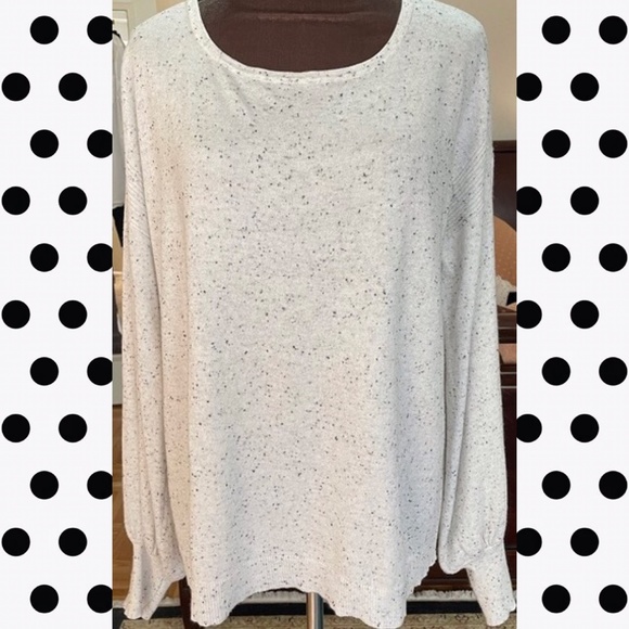 ποΈFREE w/$15βοΈ Verve Ami Speckled Knit Sweater - Picture 1 of 11